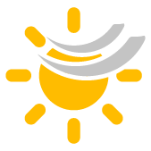 Slightly or partly cloudy with fair spells